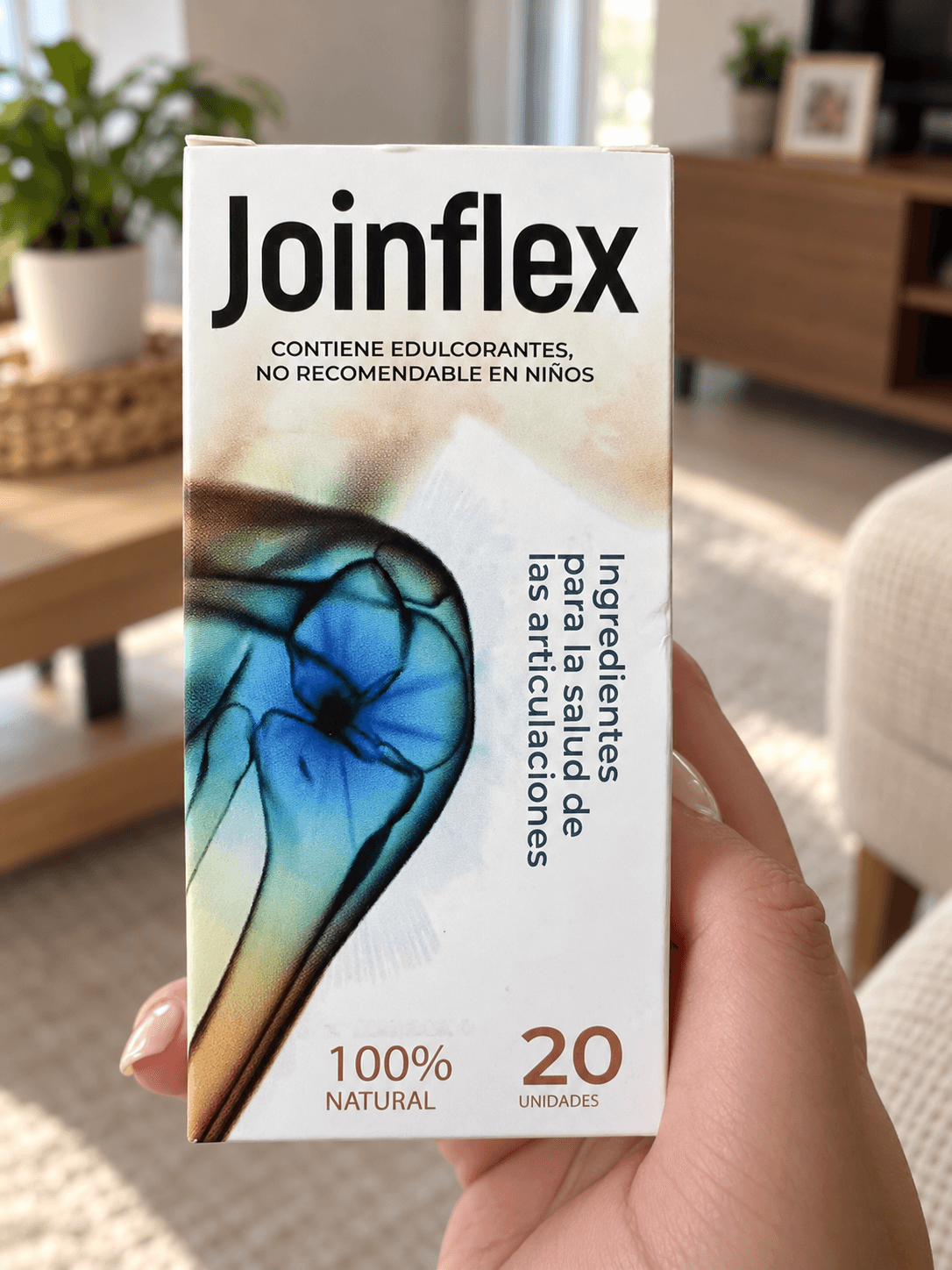 Caja de Joinflex vista de frente